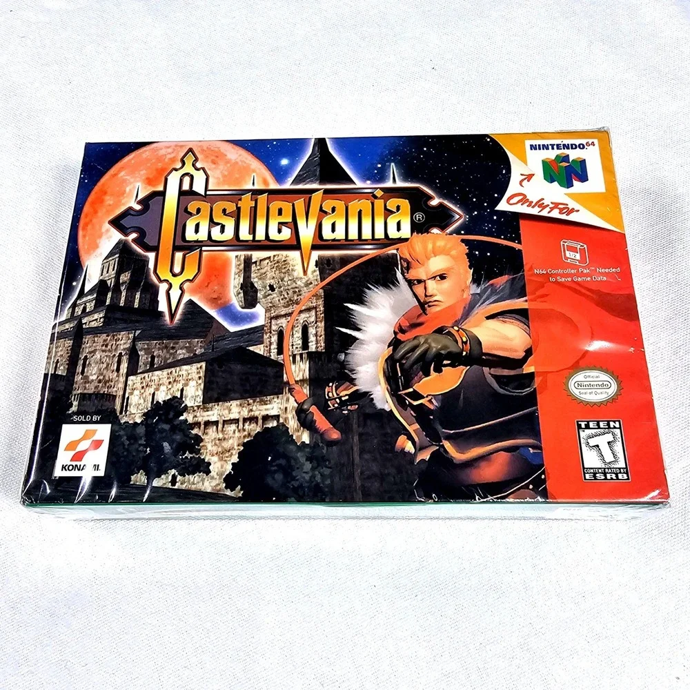 Konami Castlevania Nintendo 64 N64 Game Sealed‎ New Gold Seal